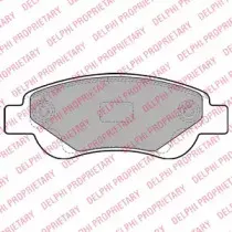 LP1949 DELPHI Комплект тормозных колодок, дисковый тормоз