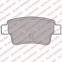 LP1965 DELPHI Комплект тормозных колодок, дисковый тормоз