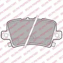 LP1971 DELPHI Комплект тормозных колодок, дисковый тормоз