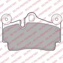 LP1998 DELPHI Комплект тормозных колодок, дисковый тормоз