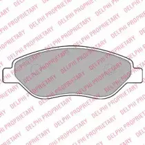 LP2010 DELPHI Комплект тормозных колодок, дисковый тормоз