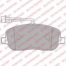 LP2024 DELPHI Комплект тормозных колодок, дисковый тормоз