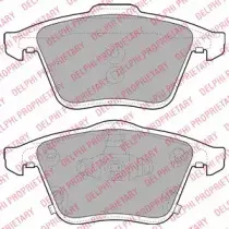 LP2025 DELPHI Комплект тормозных колодок, дисковый тормоз