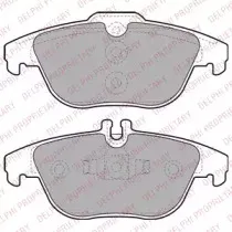 LP2029 DELPHI Комплект тормозных колодок, дисковый тормоз