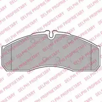 LP2042 DELPHI Комплект тормозных колодок, дисковый тормоз