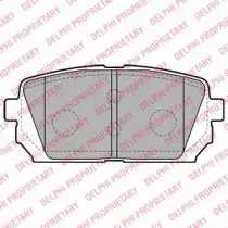 LP2051 DELPHI Комплект тормозных колодок, дисковый тормоз