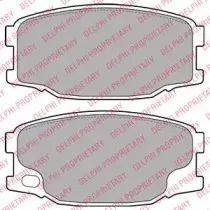 LP2073 DELPHI Комплект тормозных колодок, дисковый тормоз
