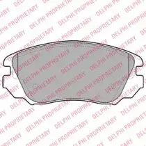 LP2080 DELPHI Комплект тормозных колодок, дисковый тормоз