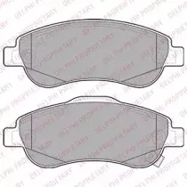 LP2093 DELPHI Комплект тормозных колодок, дисковый тормоз