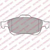 LP2101 DELPHI Комплект тормозных колодок, дисковый тормоз