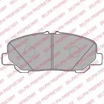 LP2119 DELPHI Комплект тормозных колодок, дисковый тормоз