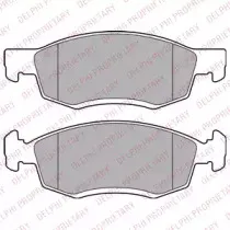 LP2137 DELPHI Комплект тормозных колодок, дисковый тормоз