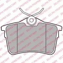 LP2147 DELPHI Комплект тормозных колодок, дисковый тормоз