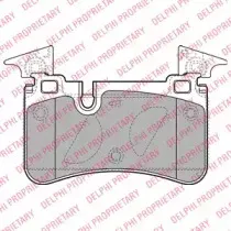 LP2151 DELPHI Комплект тормозных колодок, дисковый тормоз