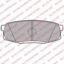 LP2154 DELPHI Комплект тормозных колодок, дисковый тормоз