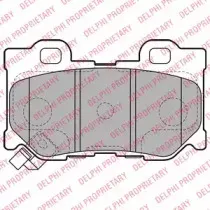 LP2157 DELPHI Комплект тормозных колодок, дисковый тормоз