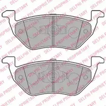 LP2158 DELPHI Комплект тормозных колодок, дисковый тормоз
