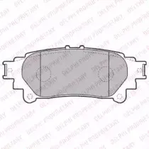 LP2196 DELPHI Комплект тормозных колодок, дисковый тормоз