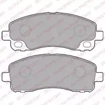 LP2204 DELPHI Комплект тормозных колодок, дисковый тормоз
