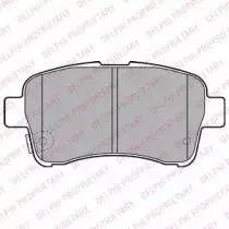 LP2205 DELPHI Комплект тормозных колодок, дисковый тормоз