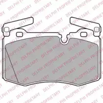 LP2235 DELPHI Комплект тормозных колодок, дисковый тормоз