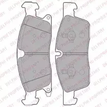 LP2275 DELPHI Комплект тормозных колодок, дисковый тормоз