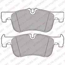 LP2284 DELPHI Комплект тормозных колодок, дисковый тормоз