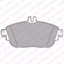 LP2441 DELPHI Комплект тормозных колодок, дисковый тормоз