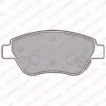 LP2478 DELPHI Комплект тормозных колодок, дисковый тормоз