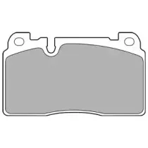 LP2491 DELPHI Комплект тормозных колодок, дисковый тормоз