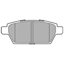 LP2493 DELPHI Комплект тормозных колодок, дисковый тормоз