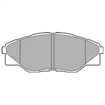 LP2496 DELPHI Комплект тормозных колодок, дисковый тормоз