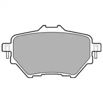 LP2505 DELPHI Комплект тормозных колодок, дисковый тормоз