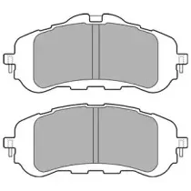 LP2506 DELPHI Комплект тормозных колодок, дисковый тормоз
