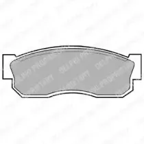 LP261 DELPHI Комплект тормозных колодок, дисковый тормоз