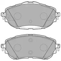 LP2691 DELPHI Комплект тормозных колодок, дисковый тормоз