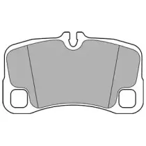 LP2696 DELPHI Комплект тормозных колодок, дисковый тормоз