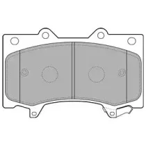 LP2712 DELPHI Комплект тормозных колодок, дисковый тормоз