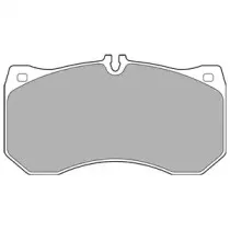 LP2713 DELPHI Комплект тормозных колодок, дисковый тормоз