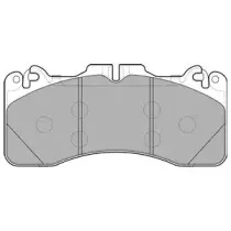 LP2760 DELPHI Комплект тормозных колодок, дисковый тормоз