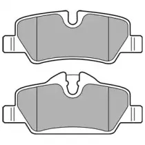 LP2762 DELPHI Комплект тормозных колодок, дисковый тормоз