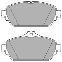 LP2764 DELPHI Комплект тормозных колодок, дисковый тормоз