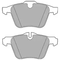LP2766 DELPHI Комплект тормозных колодок, дисковый тормоз