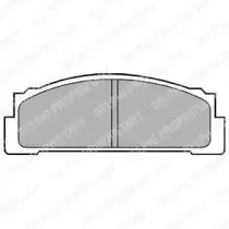 LP30 DELPHI Комплект тормозных колодок, дисковый тормоз