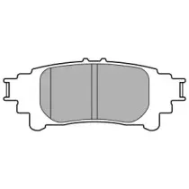 LP3155 DELPHI Комплект тормозных колодок, дисковый тормоз