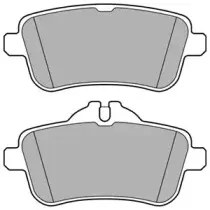 LP3159 DELPHI Комплект тормозных колодок, дисковый тормоз