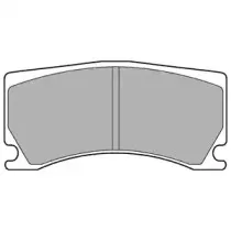 LP3174 DELPHI Комплект тормозных колодок, дисковый тормоз