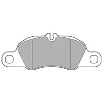 LP3177 DELPHI Комплект тормозных колодок, дисковый тормоз