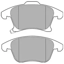 LP3181 DELPHI Комплект тормозных колодок, дисковый тормоз