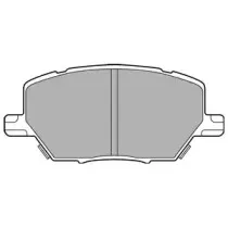 LP3184 DELPHI Комплект тормозных колодок, дисковый тормоз